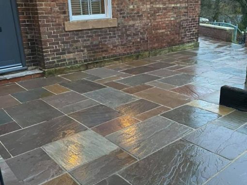 94sqm of paving