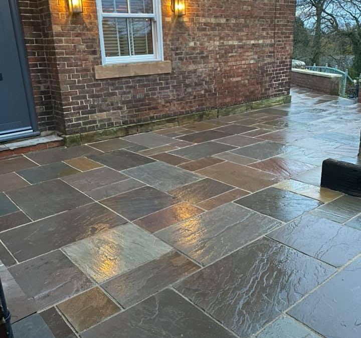 94sqm of paving